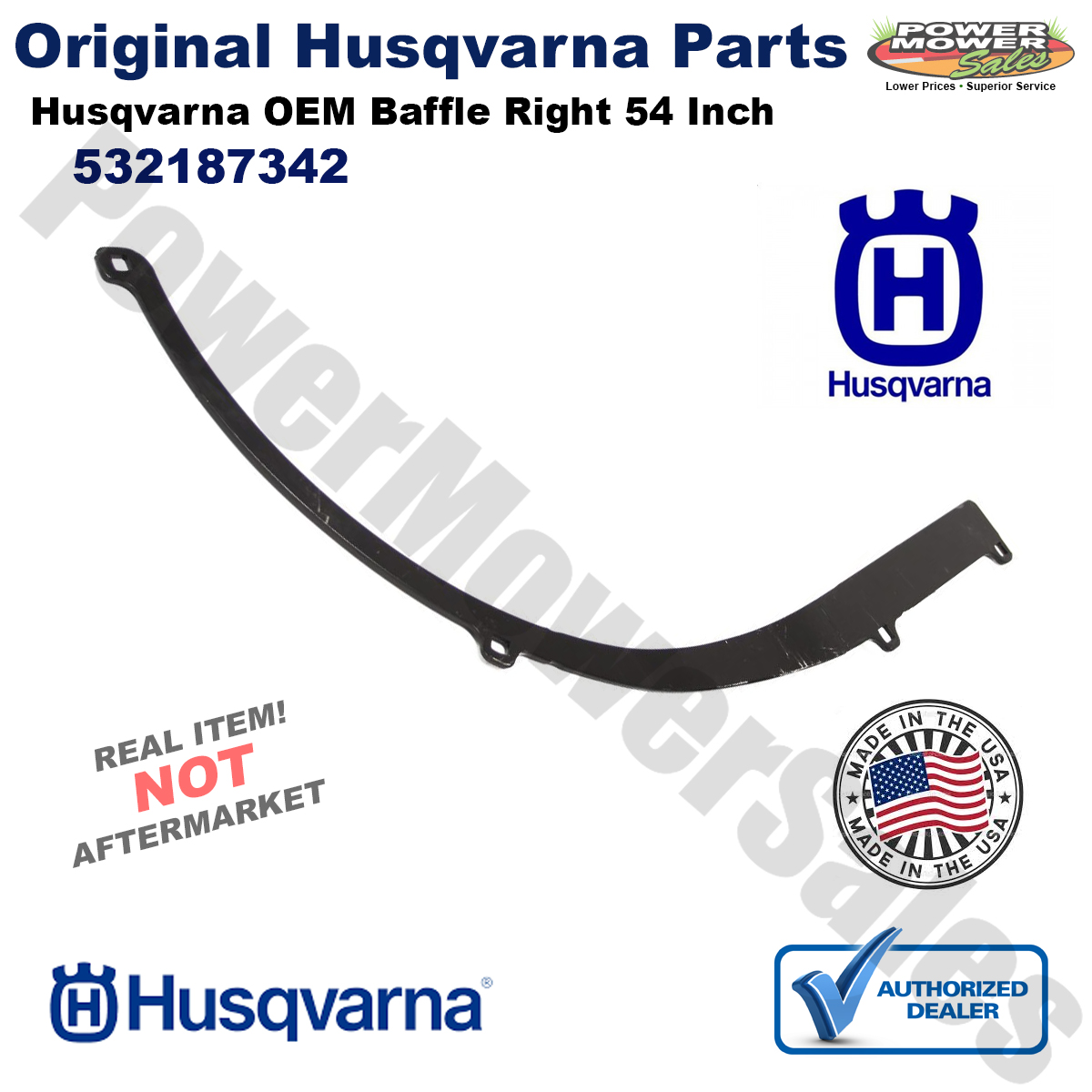 Husqvarna 54  Baffle Service Kit (RH) for Lawn Mower Decks