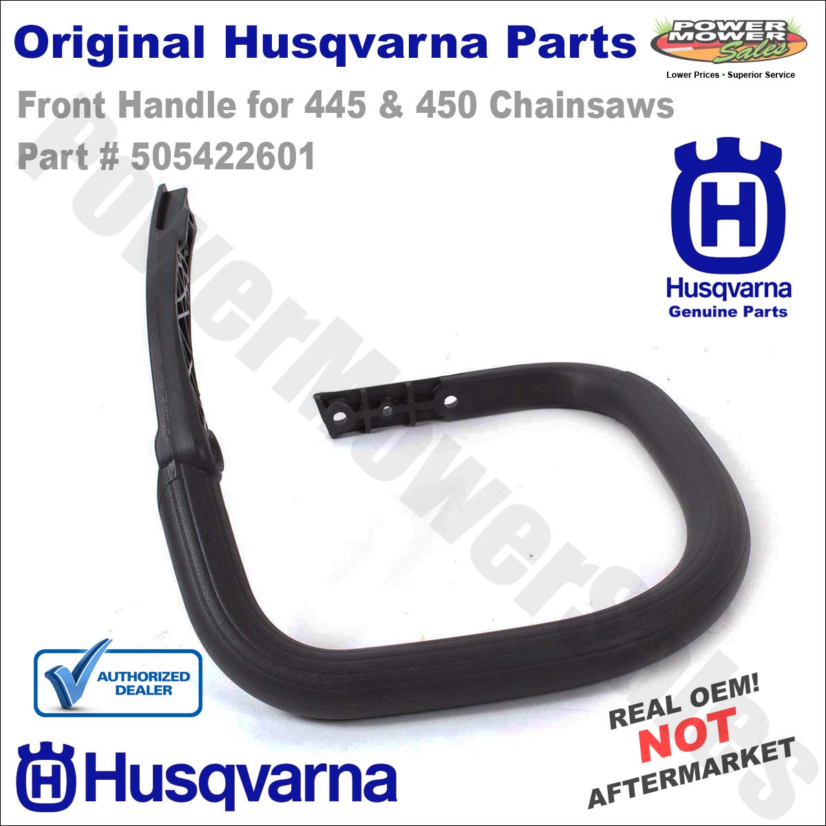 505422601, 544083901 Husqvarna Front Handle for 445 445 E 450 450