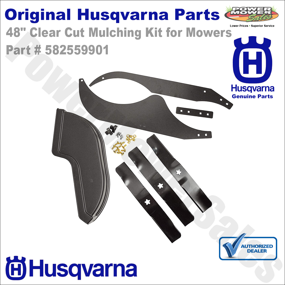 【専用出品】簡易フィールドバーキット アーム・爪付属 Genuine OEM Husqvarna 48