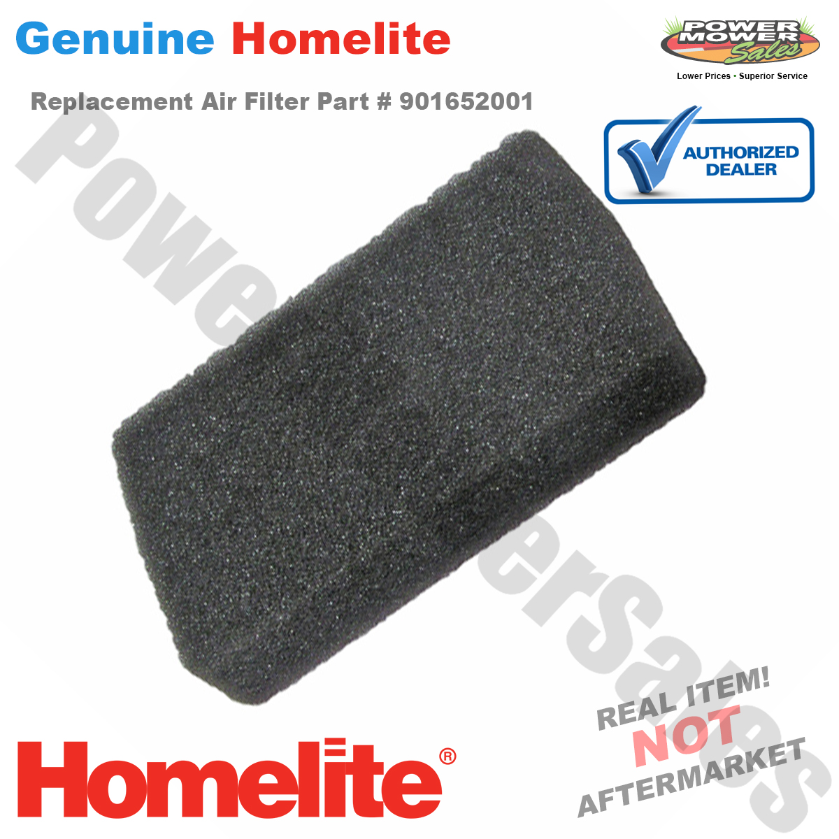 Homelite Genuine OEM Replacement Air Filter / UT10540 UT10560