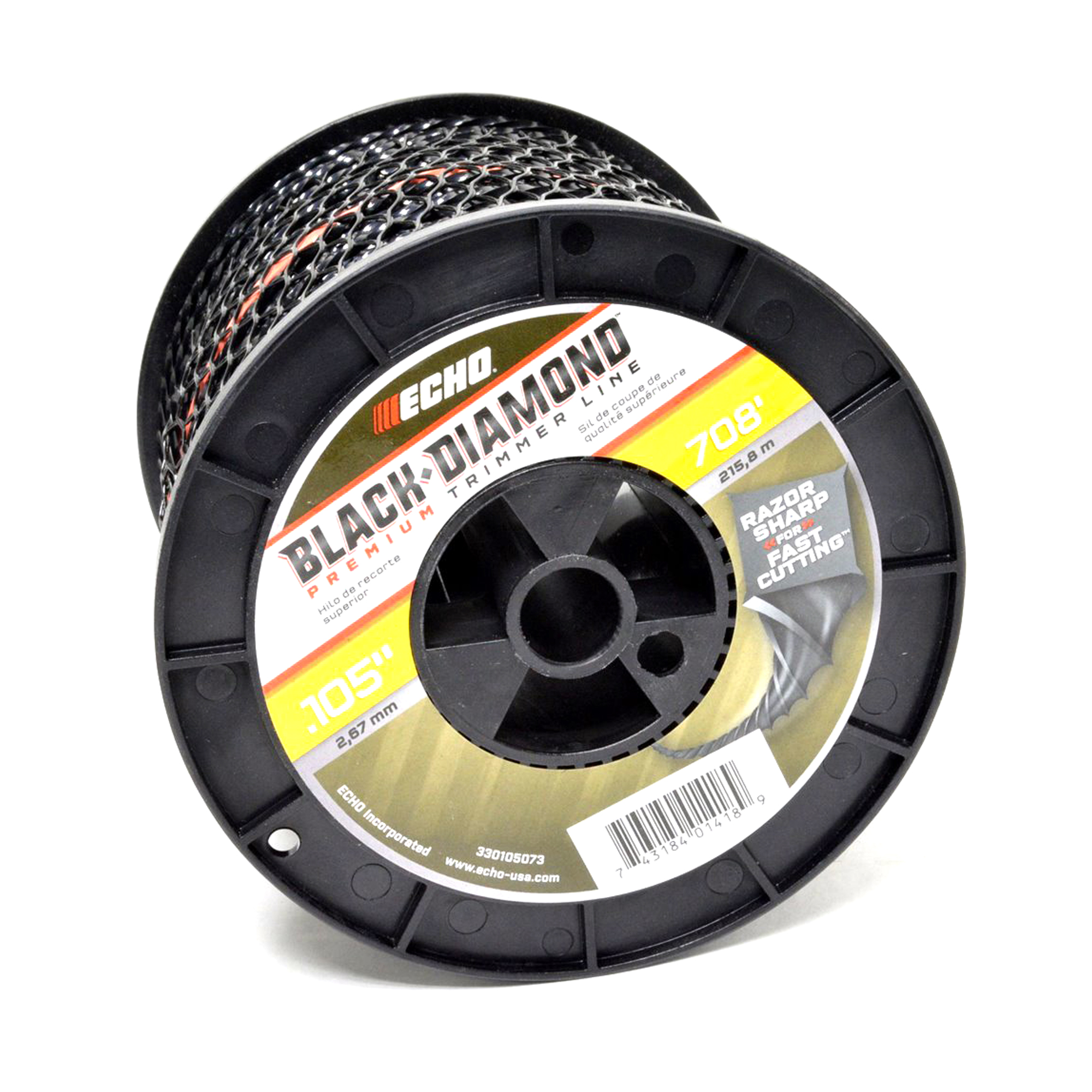 Echo Black Diamond Trimmer Line - 3 LB Spool - .105 In