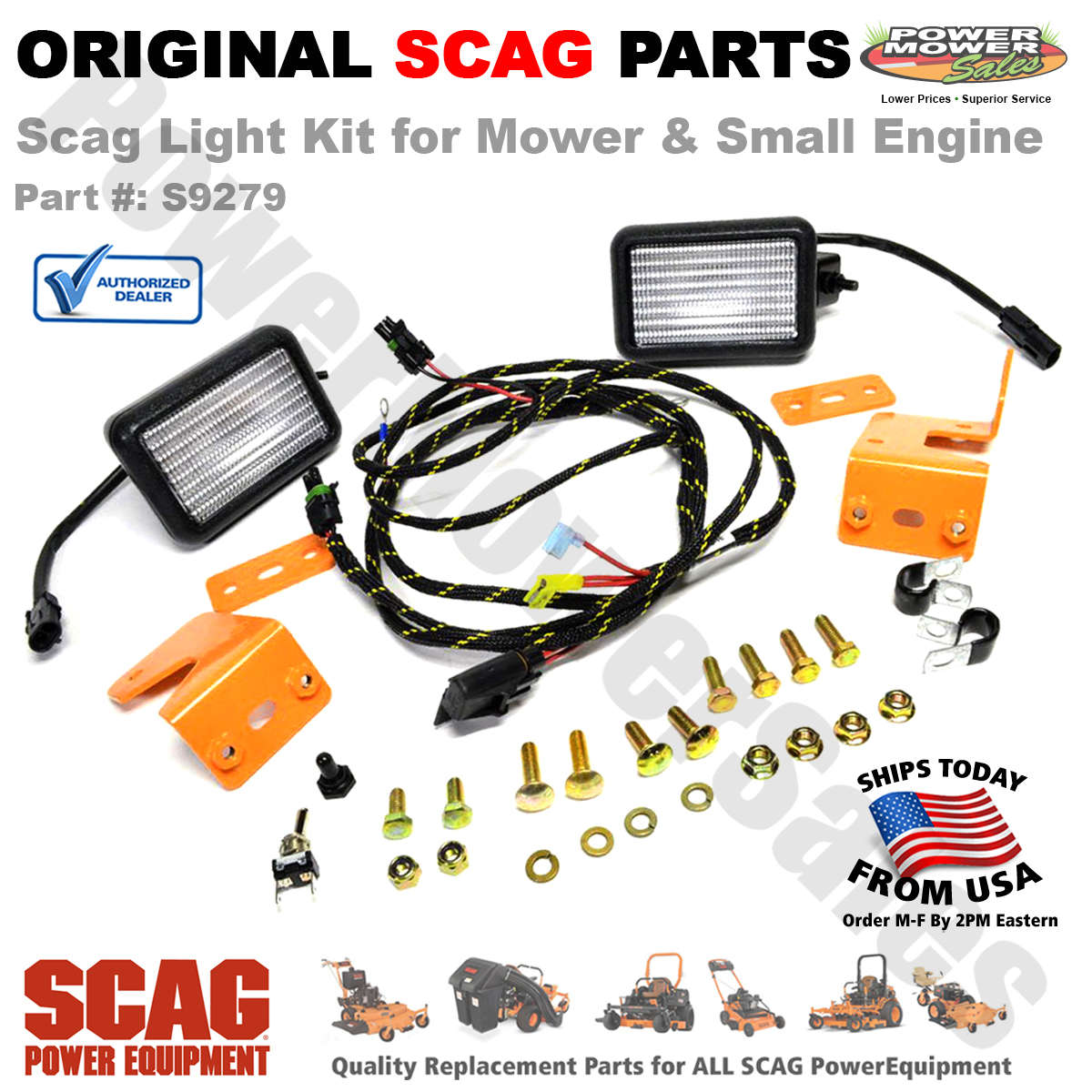 Scag Light Kit for Mowers & Small Engines / 920A, 921A