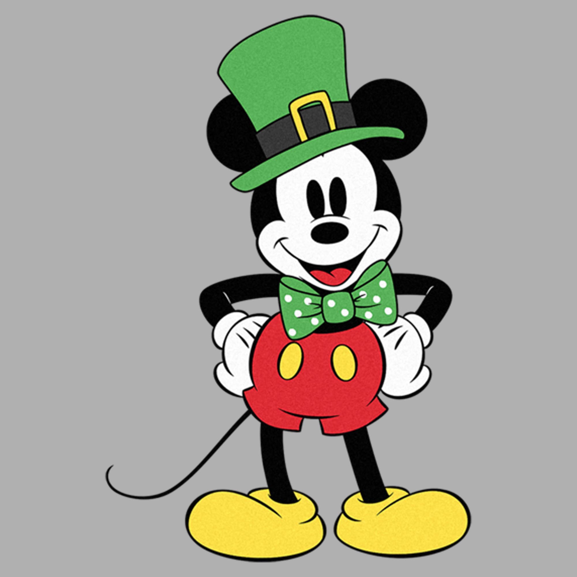 Boy's Mickey & Friends St. Patrick's Day Retro Portrait T-Shirt - Picture 7 of 9
