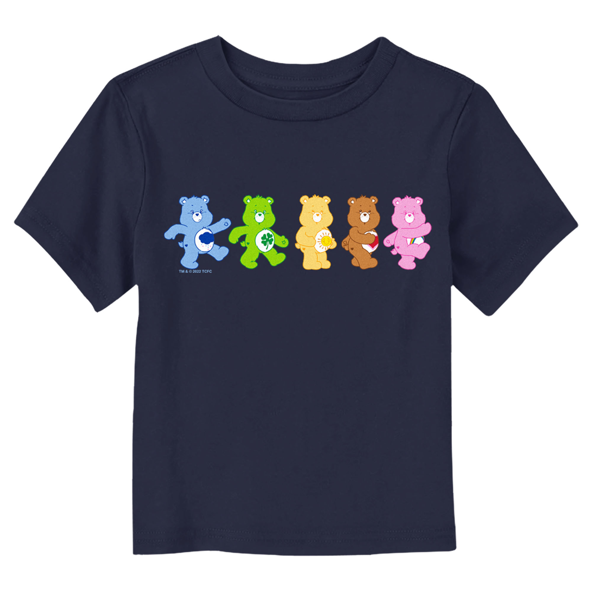 Toddler's Care Bears Walking Bears Line Up T-Shirt - Picture 12 of 18