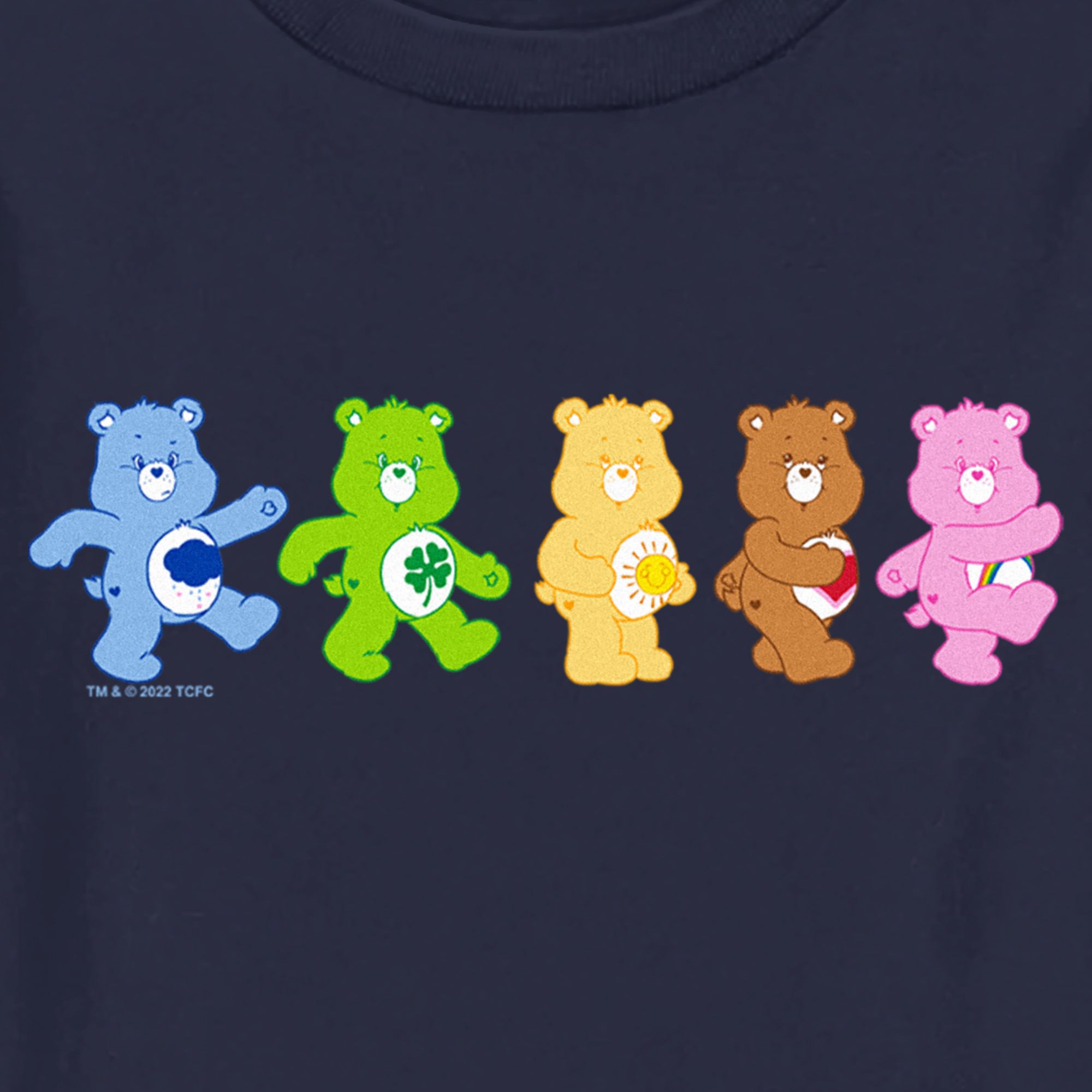 Toddler's Care Bears Walking Bears Line Up T-Shirt - Picture 13 of 18