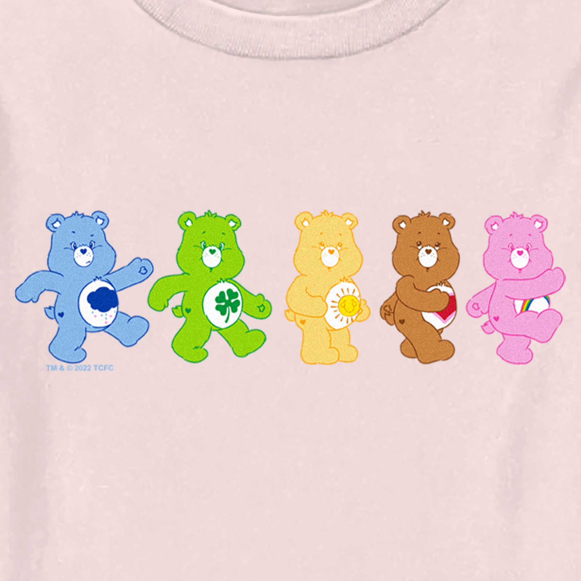 Toddler's Care Bears Walking Bears Line Up T-Shirt - Picture 10 of 18