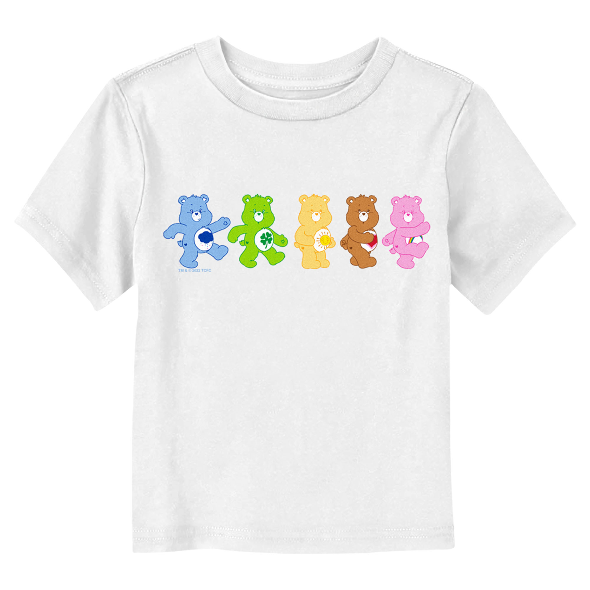 Toddler's Care Bears Walking Bears Line Up T-Shirt - Picture 16 of 18