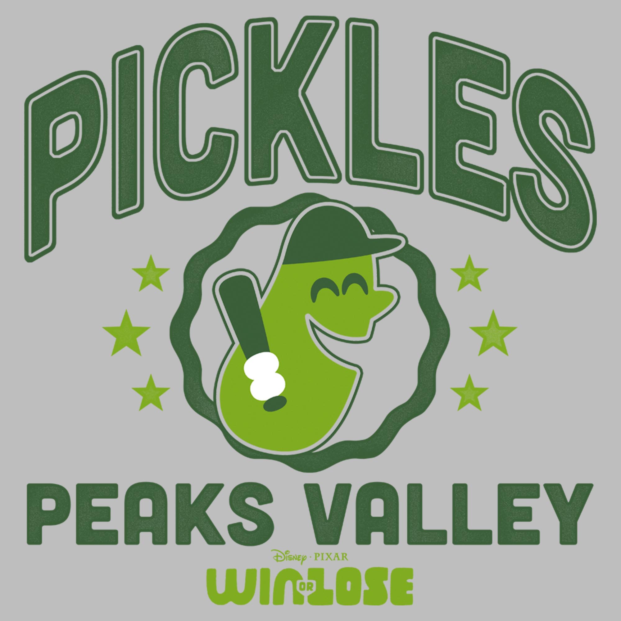 Men's Win or Lose Pickles Peaks Valley T-Shirt - Picture 8 of 9