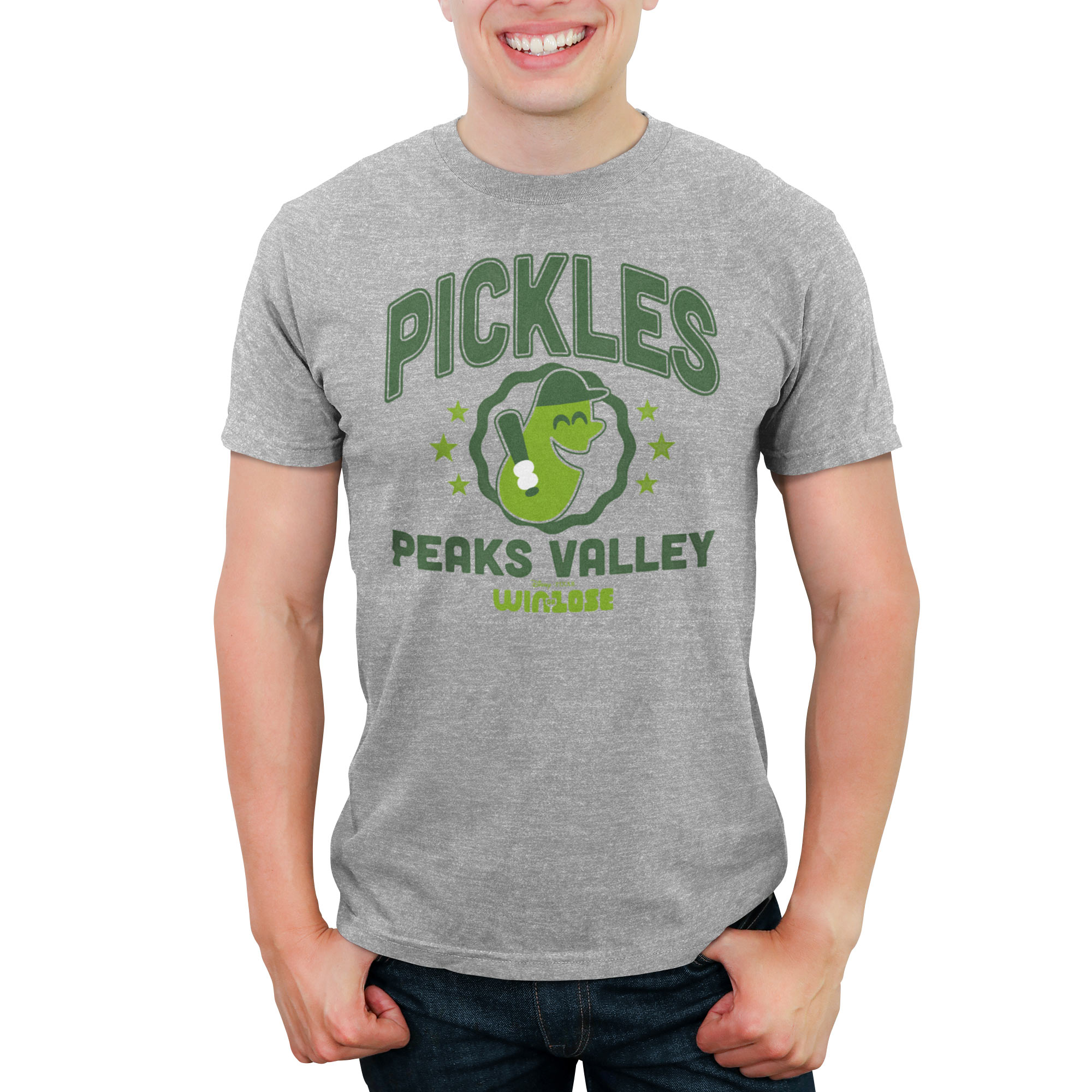 Men's Win or Lose Pickles Peaks Valley T-Shirt - Picture 6 of 9