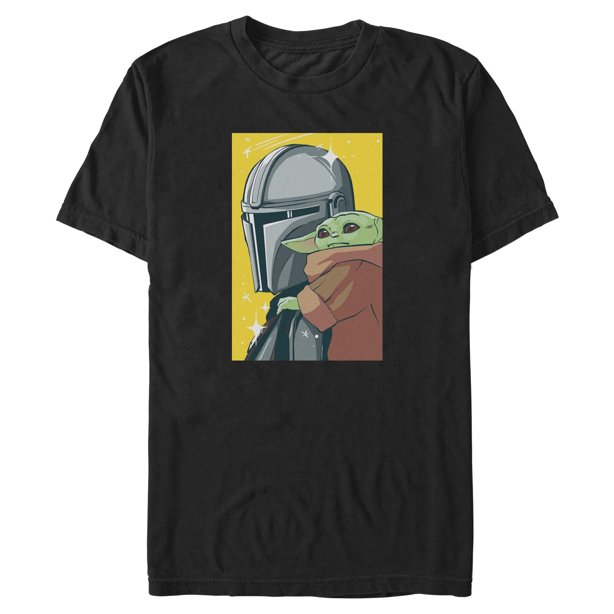 Men's Star Wars: The Mandalorian and Grogu Retro Animated The