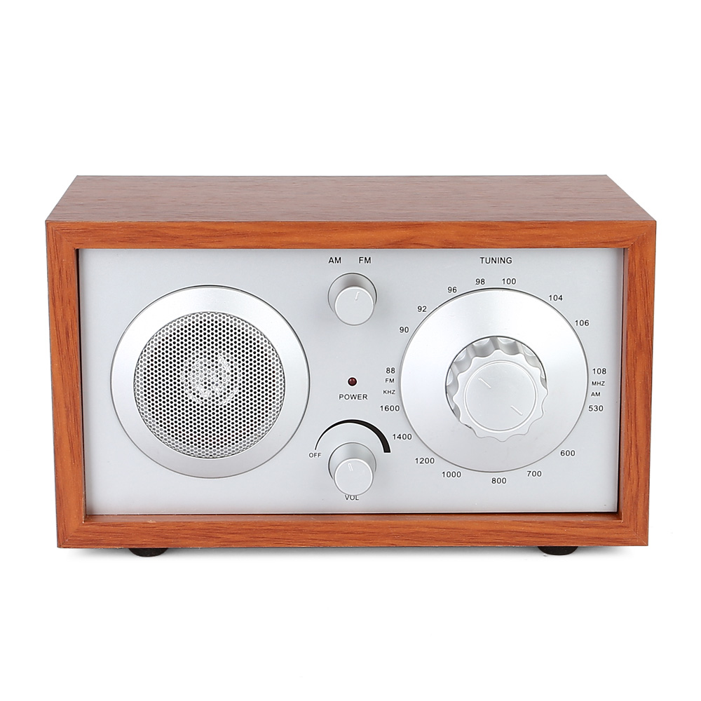 Radioddity SY602 Classic Wooden Case AM / FM Table Top Radio Receiver eBay