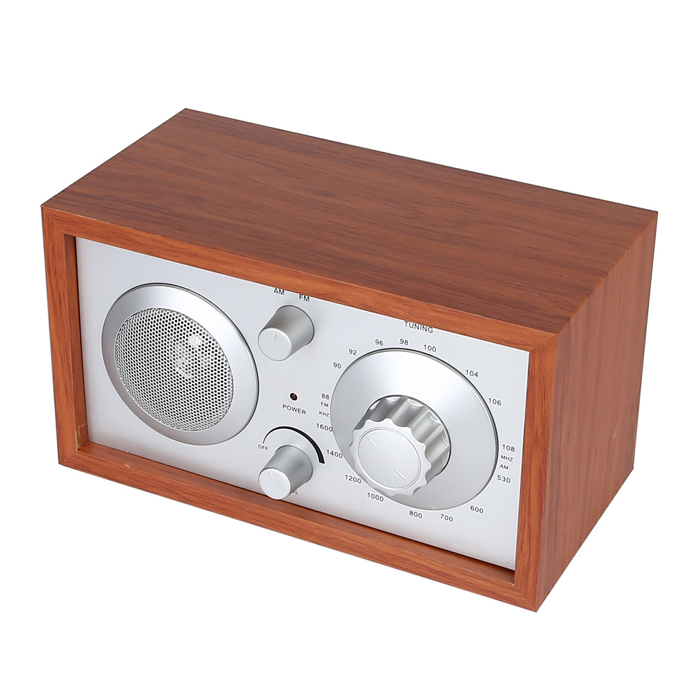 Radioddity SY602 Classic Wooden Case AM / FM Table Top Radio