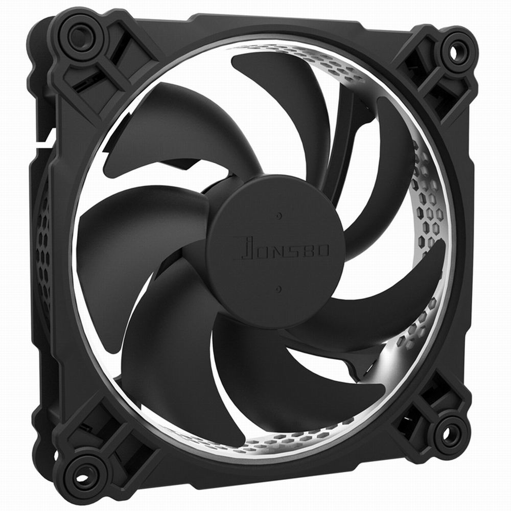 Jonsbo 120mm fr 201p 4 pin pwm silent computer case fan led smart speed