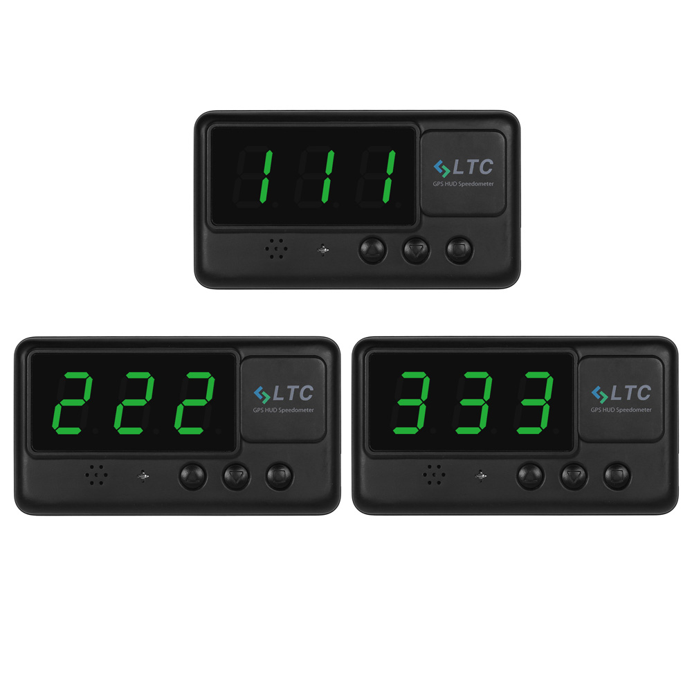 US Universal Car GPS Speedometer HUD Head Up Display MPH/KM/h Overspeed
