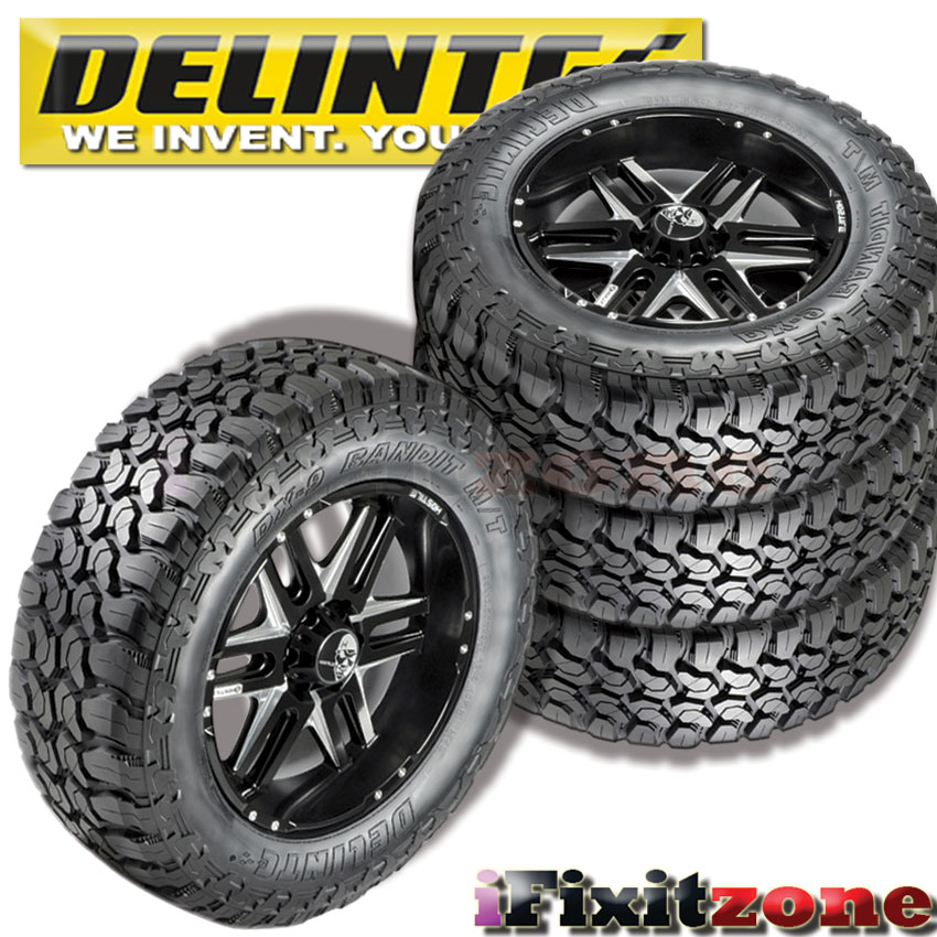 4 Delinte Bandit MT DX9 33X12.50R20LT 114Q 10P All Terrain Mud Tires 33
