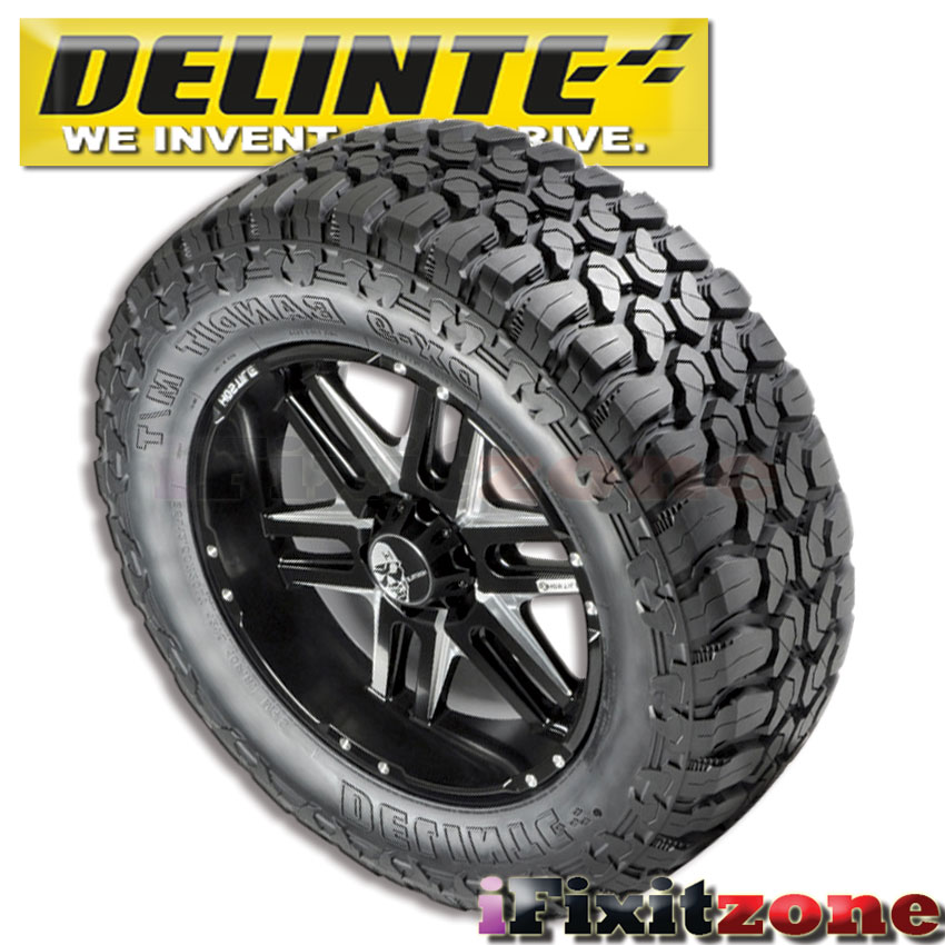4 Delinte Bandit MT DX9 33X12.50R20LT 114Q 10P All Terrain Mud Tires 33