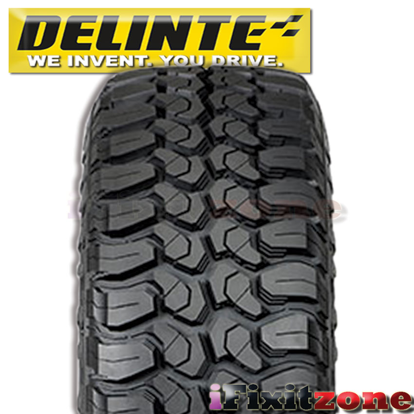 4 Delinte Bandit MT DX9 33X12.50R18LT 118Q 10P All Terrain Mud Tires 33