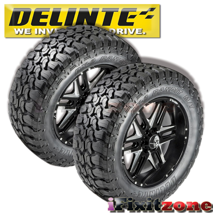 4 Delinte Bandit MT DX9 33X12.50R20LT 114Q 10P All Terrain Mud Tires 33