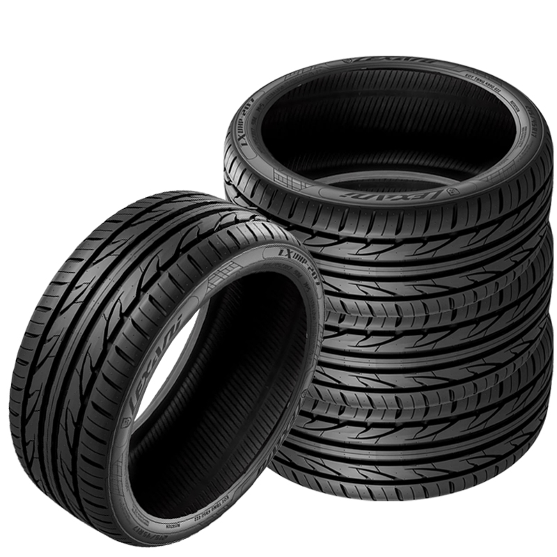 車のパーツ 205/50 R17 MAXIMUM LUXALES 4 Lexani LXUHP-207 205/40ZR17 84W Tires, UHP Performance, 500AA