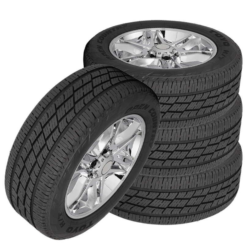 4 Toyo Open Country HT II 225/65R17 102H Highway Tires ( TakeOff