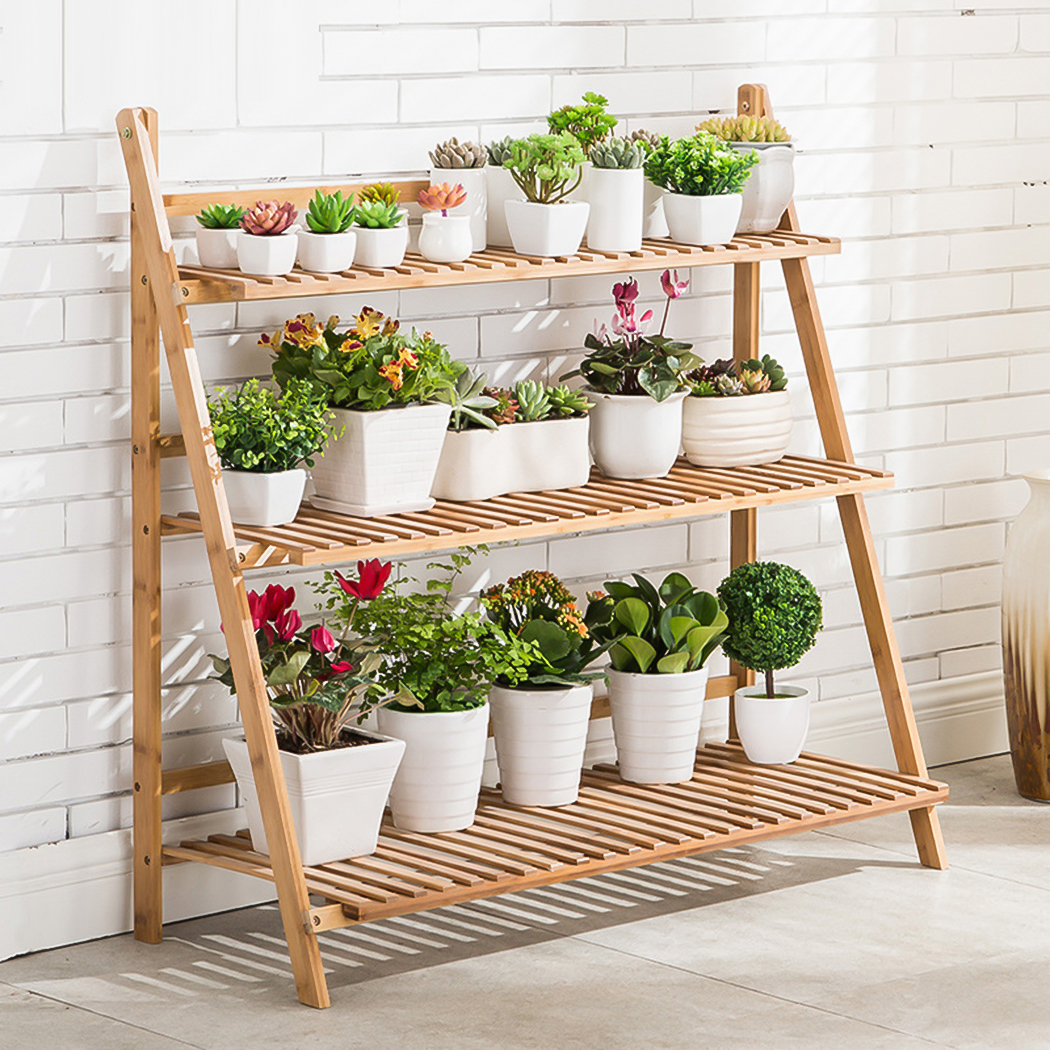 Blumentreppe Etagere Blumenleiter Pflanzentreppe Pflanzenbank