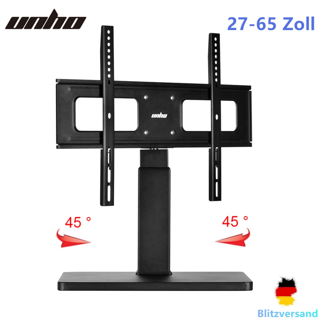 TV Universal Standfuß 27-65/" LCD PLASMA LED Halter Fernseher Ständer Schwenbar