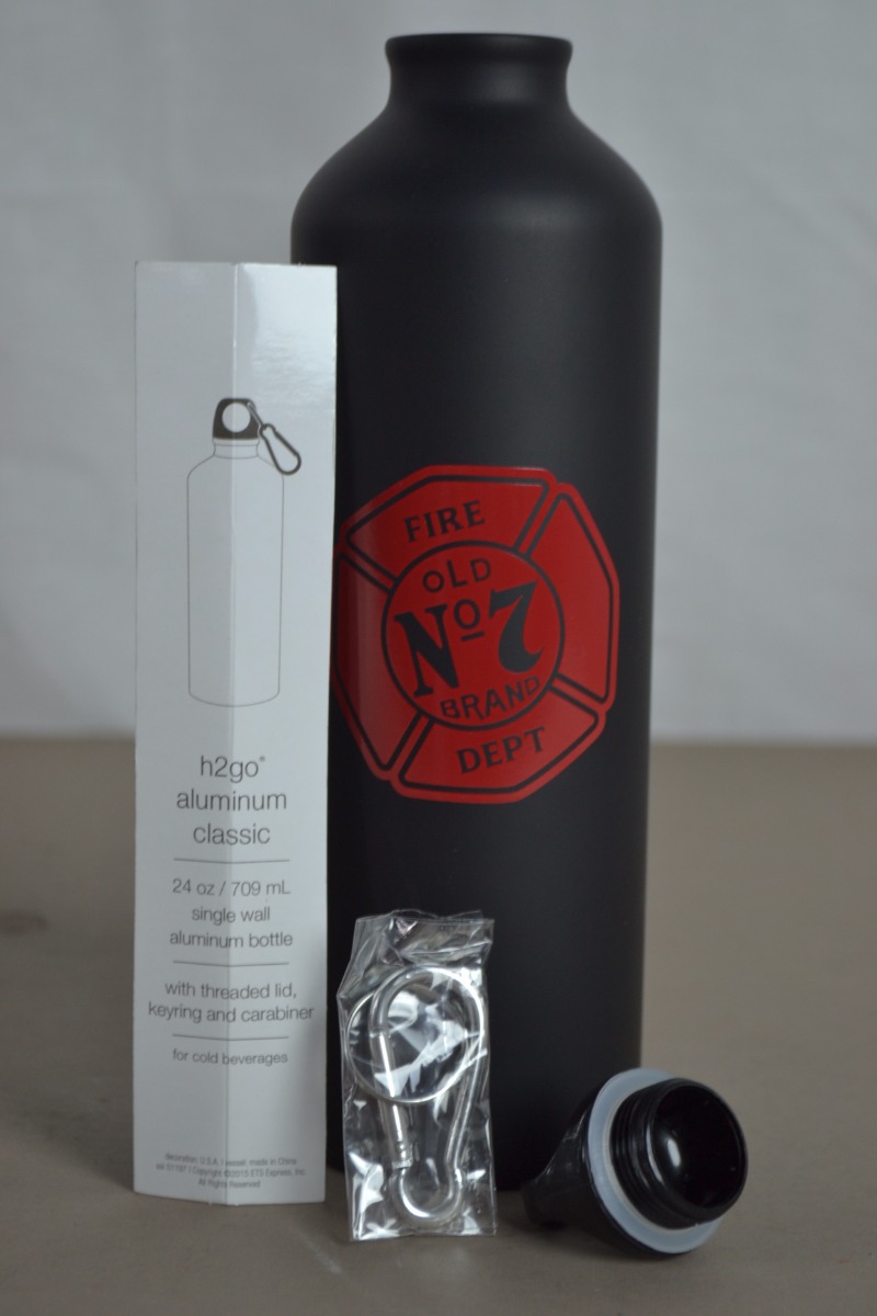 Jack Daniels Tennessee Fire Aluminum 24 Oz h2go Water Bottle