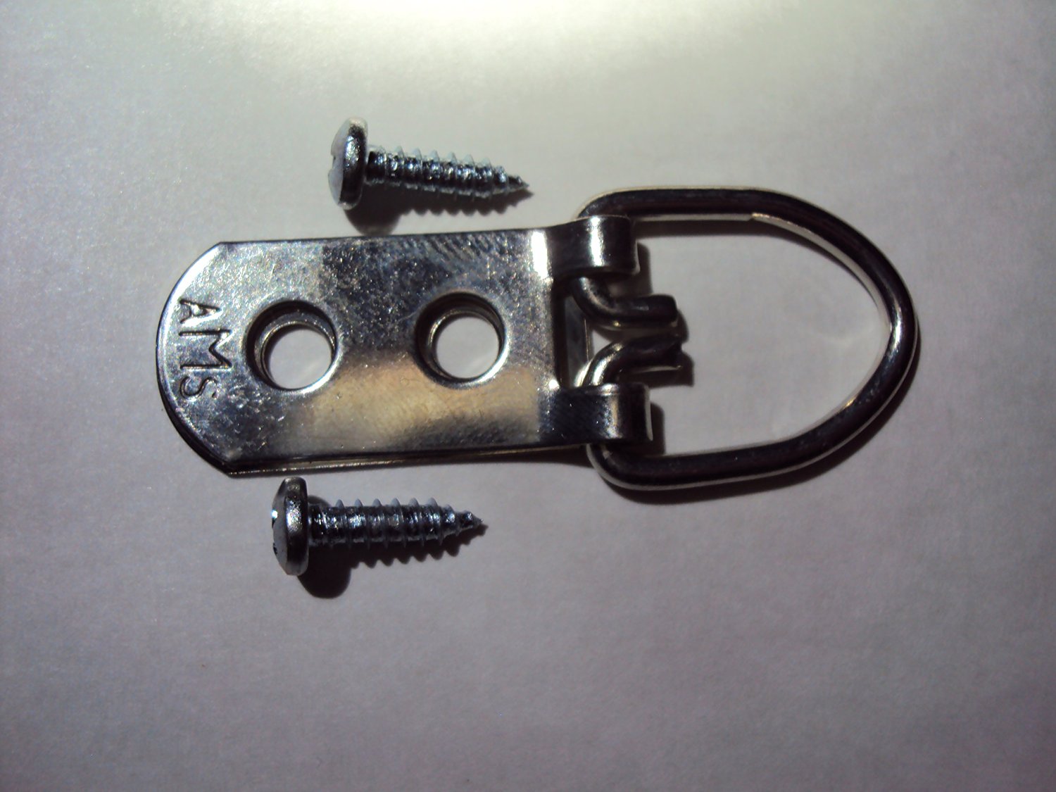 50 Extra Heavy Duty 2 Hole Wide Base D Ring Hangers By AMS with 100