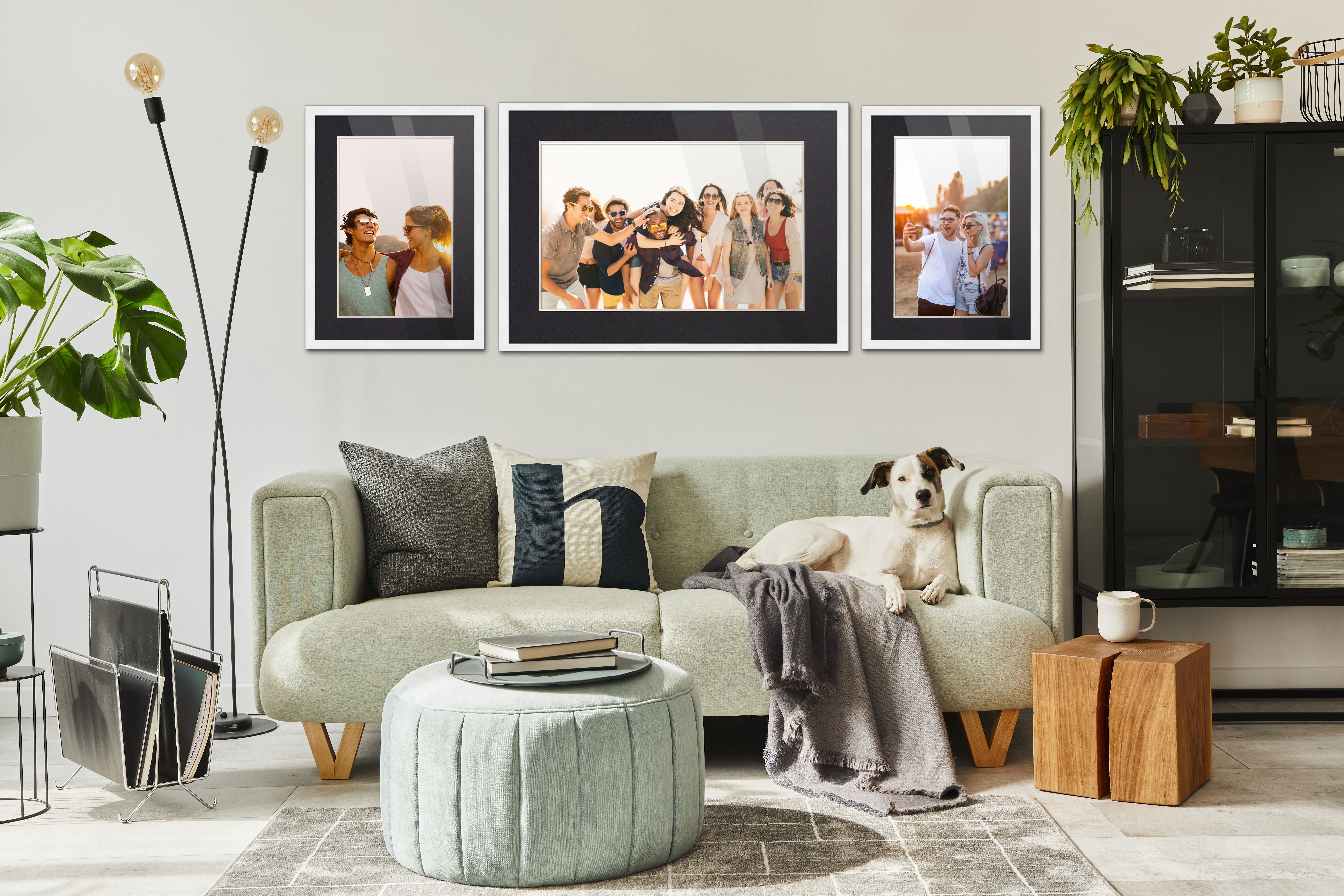 16x20 Frame White for 16x20 Picture or 18x24 Art Poster Without Black Photo Mat detailed image 3