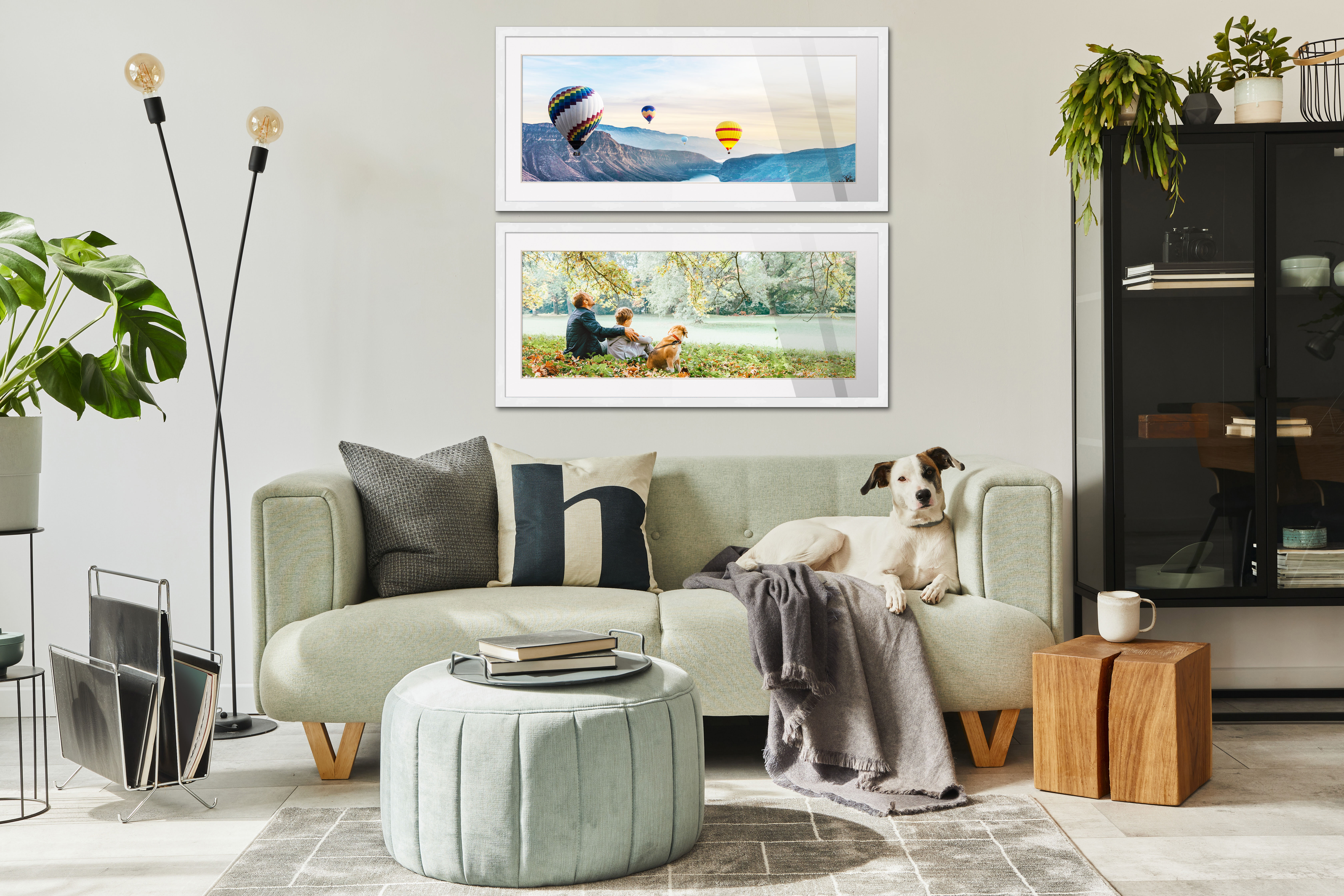 12x36 Rahmen weiß für 12x36 Bild oder 16x40 Kunst Poster ohne weißes Fotopassepartout - Bild 3 von 9