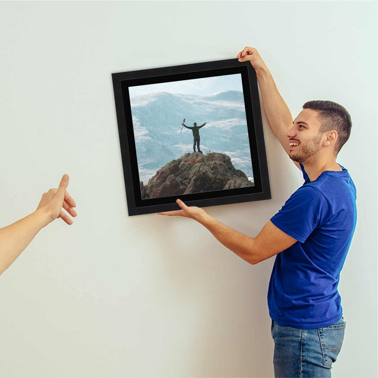 7x10 Rahmen schwarz für 7x10 Bild oder 9x12 Kunst Poster ohne weißes Fotopassepartout - Bild 7 von 9