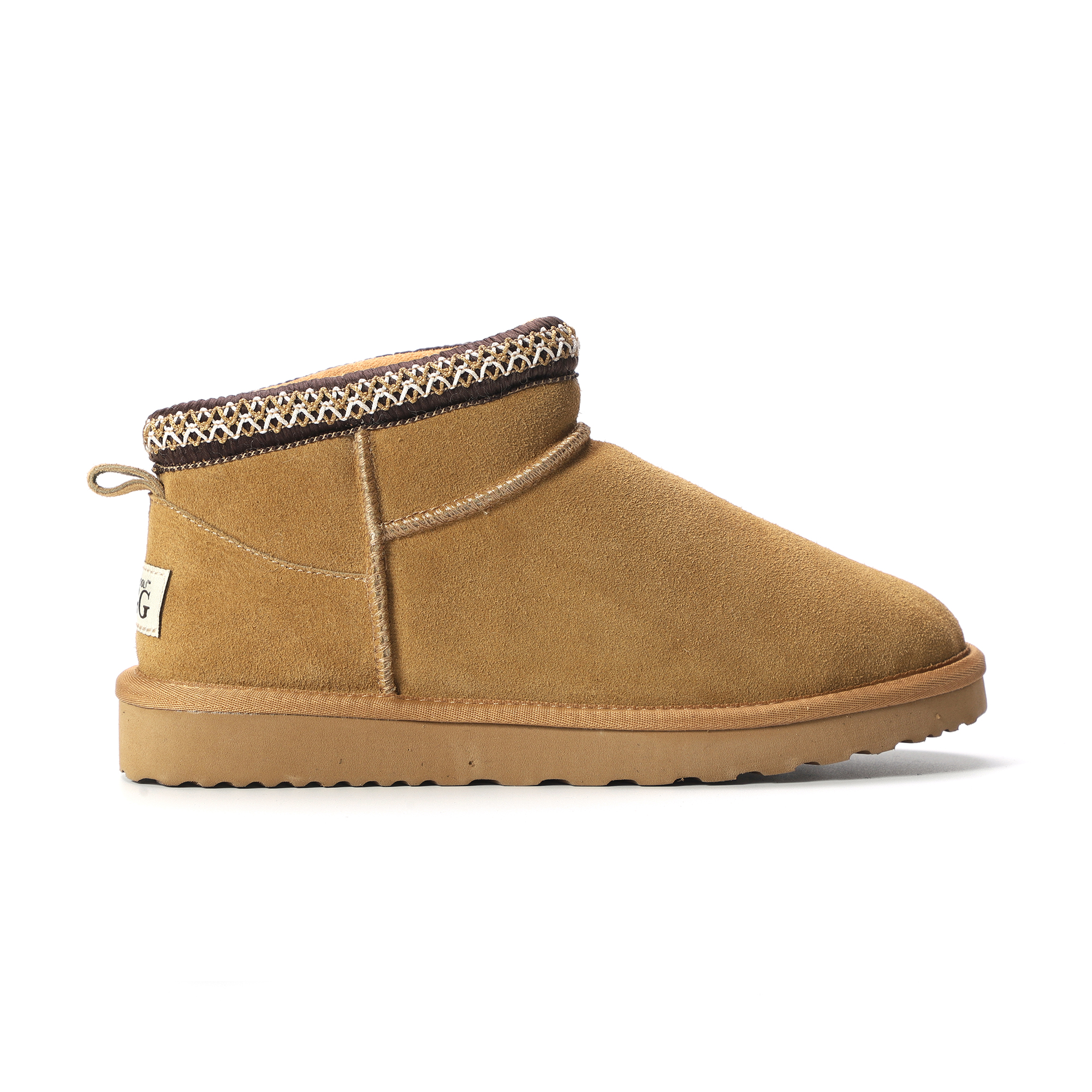 AUS WOOLI UGG Unisex Sheepskin Wool Altona Ankle Braid Boots - Picture 12 of 26