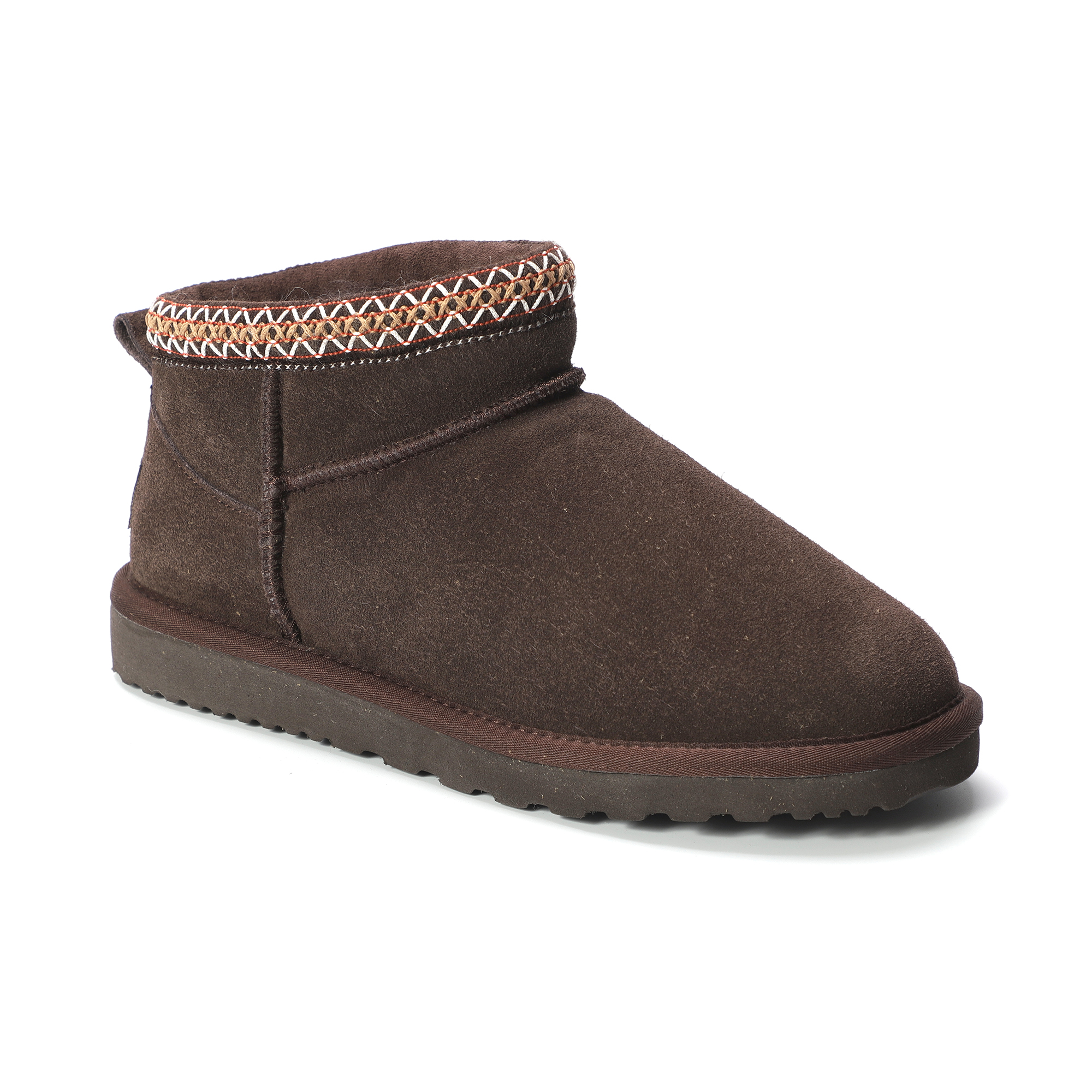 AUS WOOLI UGG Unisex Sheepskin Wool Altona Ankle Braid Boots - Picture 15 of 26