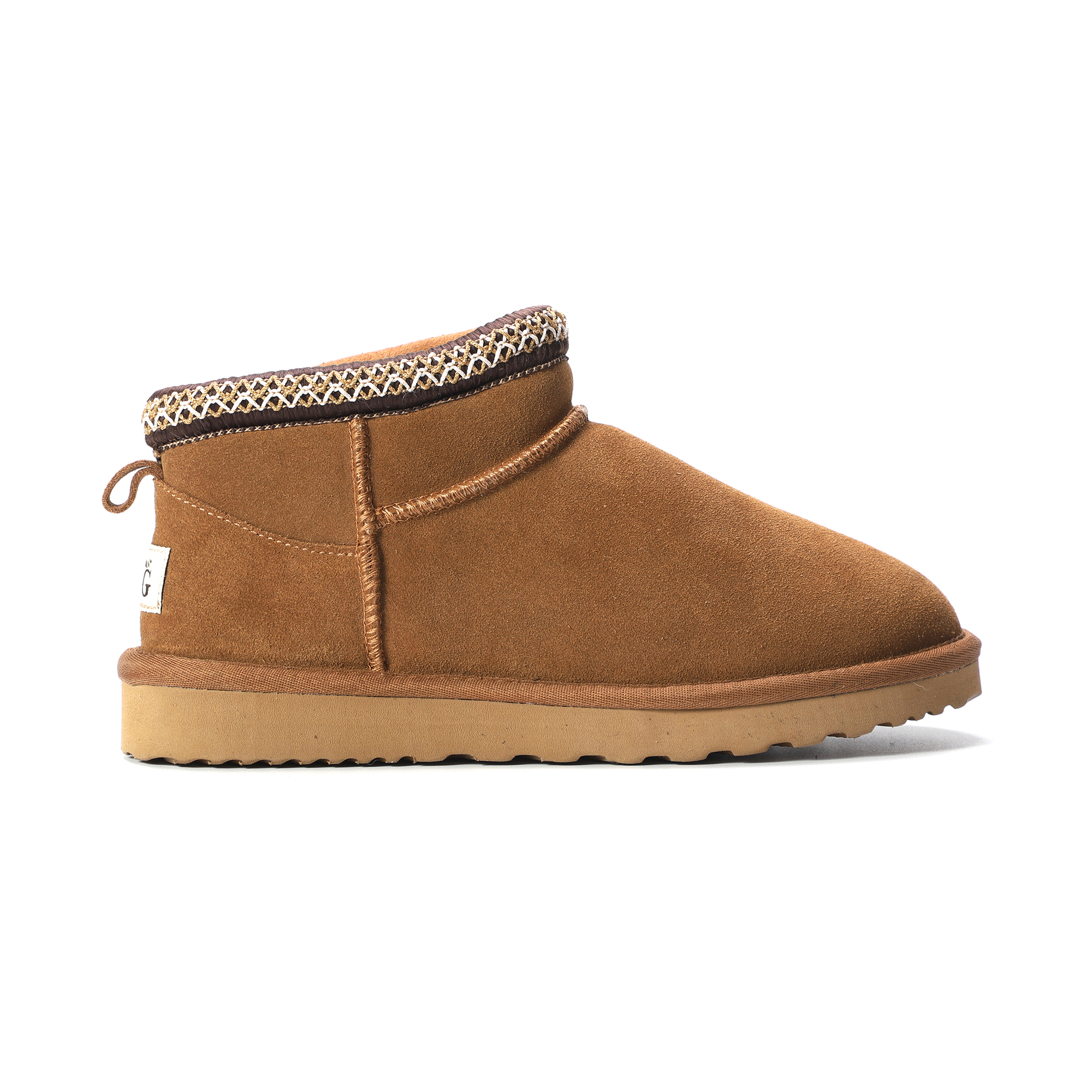 AUS WOOLI UGG Unisex Sheepskin Wool Altona Ankle Braid Boots - Picture 24 of 26