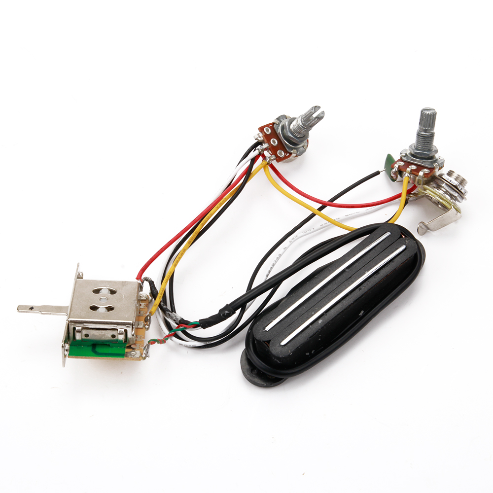 New Guitar Wiring Harness Pickup 1v2t 5 Way Switch 500k Pots For