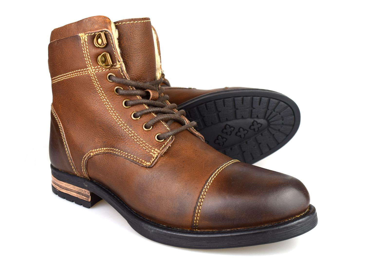 mens brown leather chukka boots uk