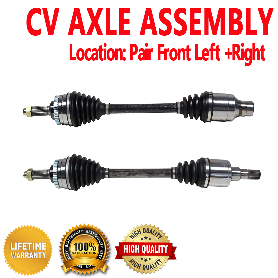 Details about FRONT LEFT & RIGHT CV Axle Shaft For SUZUKI AERIO 02-07  Standard Transmission