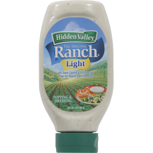 Hidden Valley Light Original Ranch Dressing 20 oz Squeeze Bottle