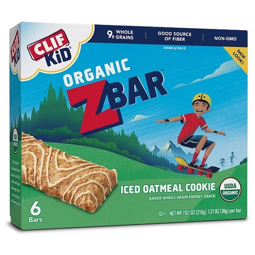 Clif Kid Organic Z Bar Iced Oatmeal Cookie 722252194305 eBay