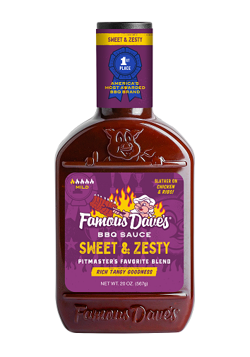 Famous Dave's BBQ Sauce Sweet & Zesty | eBay