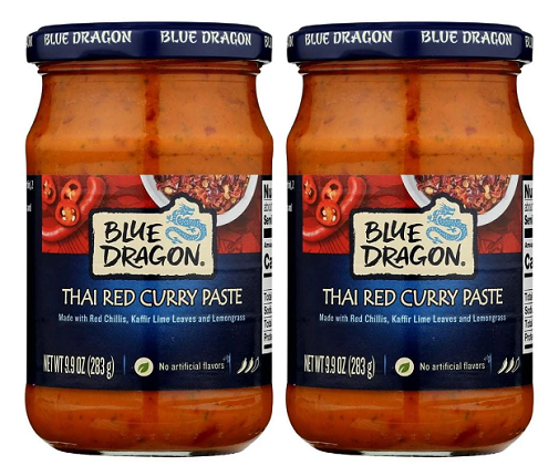 Blue Dragon Thai Red Curry Paste Pack
