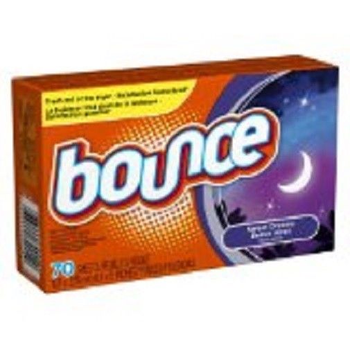 Bounce Dryer Sheets Sweet Dreams Scent Fabric Softener 70 Ct Box