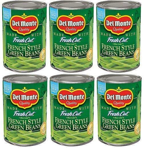 Del Monte Fresh Cut French Style Green Beans 6 Can Pack eBay