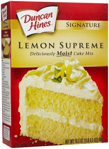 Duncan Hines Signature Lemon Cake Mix Duncan Hines Signature Lemon Cake Mix