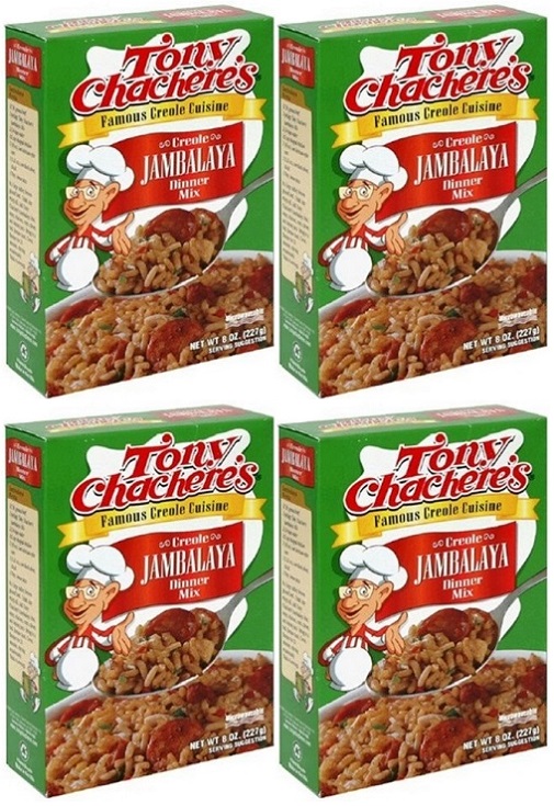 Tony Chachere's Creole Jambalaya Dinner Mix 4 Box Pack 71998003403 eBay