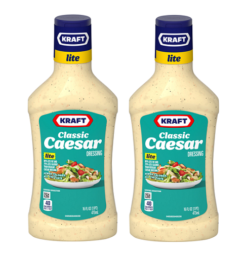 Kraft Lite Classic Caesar Dressing 2 Pack | eBay