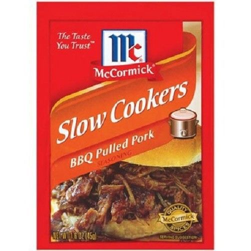 McCormick Slow Cookers BBQ Pulled Pork Seasoning Mix 1.6 oz Packet eBay