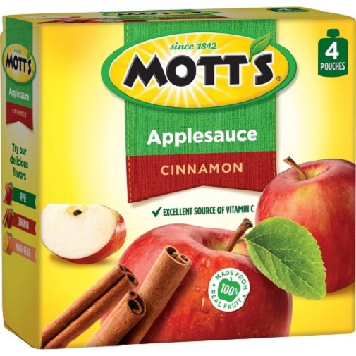 Mott's Cinnamon Applesauce Pouches eBay