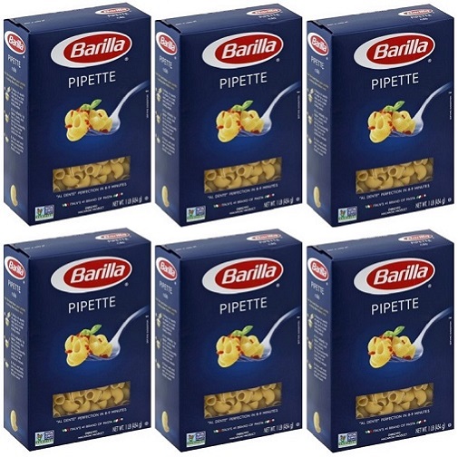 Barilla Pipette Pasta 6 Box Pack eBay