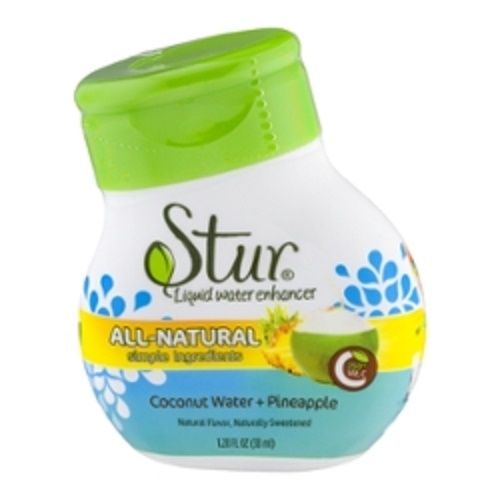 Stur All Natural Coconut Water & Pineapple Flavor Enhancer Liquid Drink